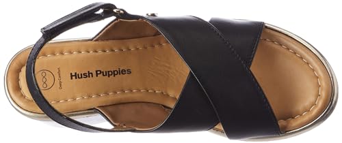 Hush Puppies womens Evelyn Sandal Black Sandal - 5 UK (7656837050)