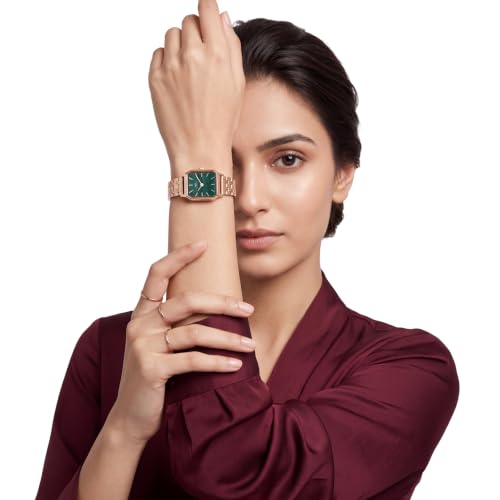 Daniel Wellington Octagonal 23mm Green Dial Analog Women Watch - DW0DL2100