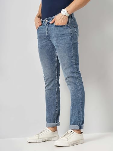 Celio Blue Cotton Jeans