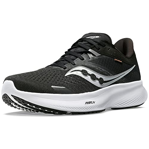 Saucony Womens Ride 16 Black/White (4)