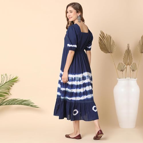 Globus Women Ethnic Dresses (GS567395_Blue_3XL