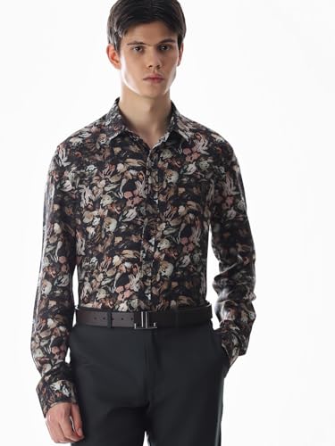 Jack & Jones Men's Slim Fit Black Shirt