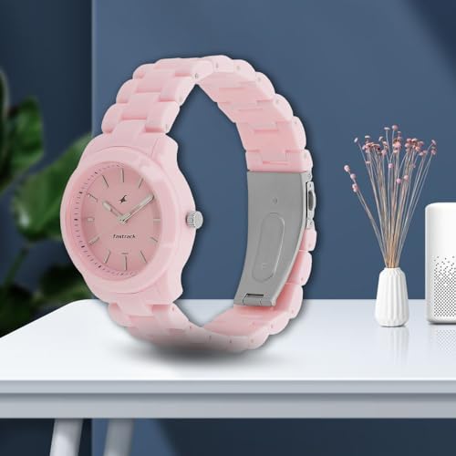 Fastrack Trendies Analog Pink Dial Women's Watch NM68006PP04/NN68006PP04