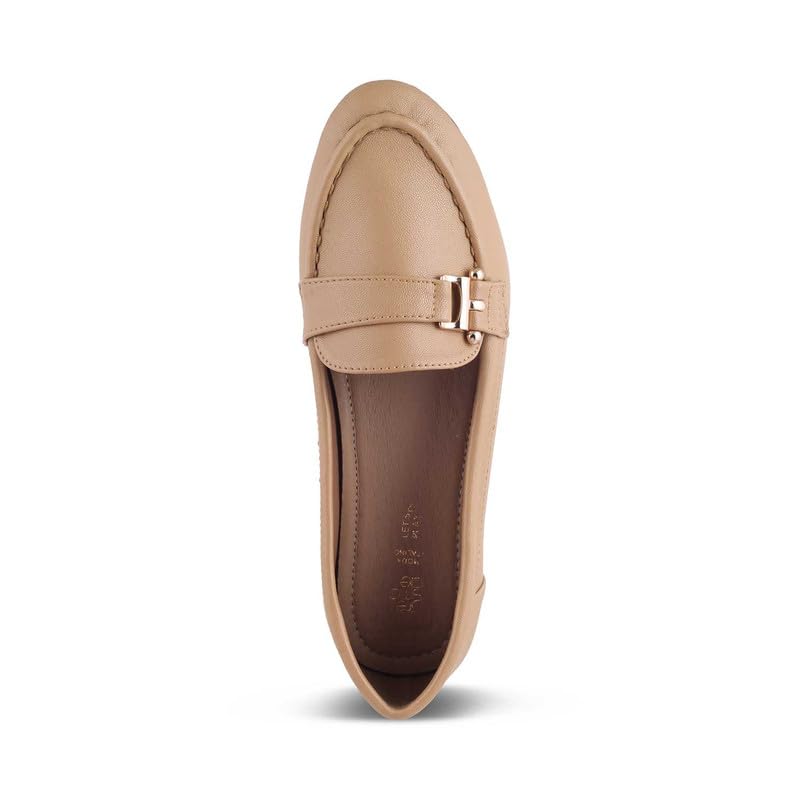 tresmode 239-LATIVA Beige Women Loafers EU/36 UK/3
