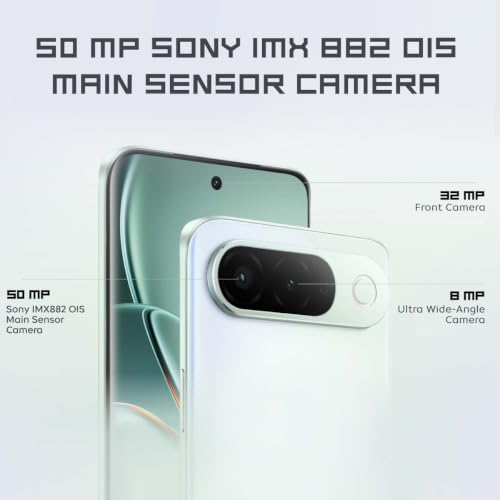 iQOO Z11 5G (Aurora Green, 8GB RAM, 128GB Storage) | India's 1st MediaTek Dimensity 7500 Turbo Processor* | 3D Curved Display- Brightest Display in the Segment* | AI Captions- Record & Recap*