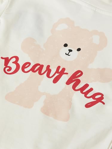 Max Girls Back Print Hooded T-Shirt (Off White_6-8 Y)