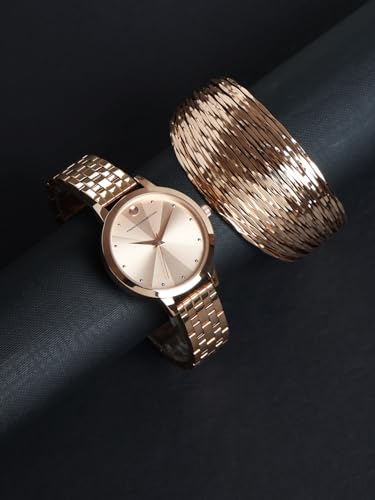 French Connection Analog Rose Gold Dial Women's Watch-FCJR01