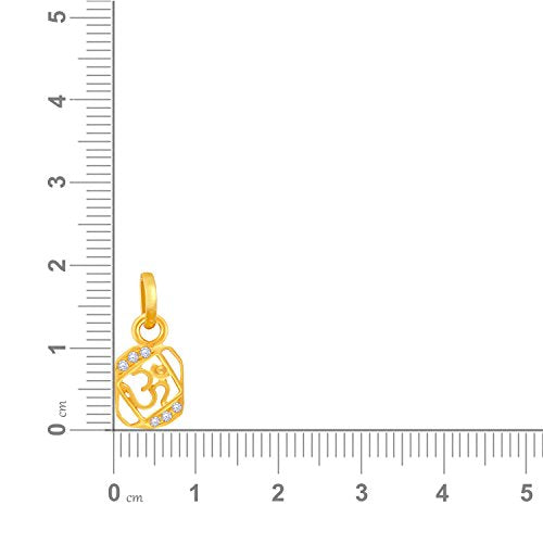 Malabar Gold & Diamonds Yellow Gold Pendant for Women 22k | 22 kt (916) BIS Hallmark Gold Pendant for Women & Girls | 22 Karat Gold Jewellery for Birthday, Wedding, Anniversary & Diwali Gift
