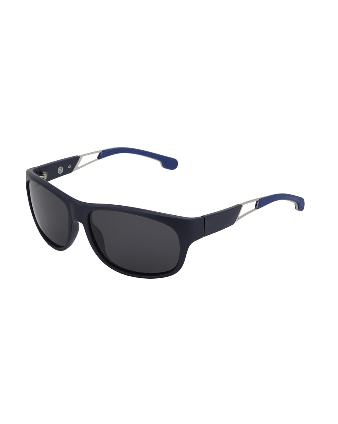 Carlton London Black with Blue Toned and Black Polarised Lens Sports Sunglass for men