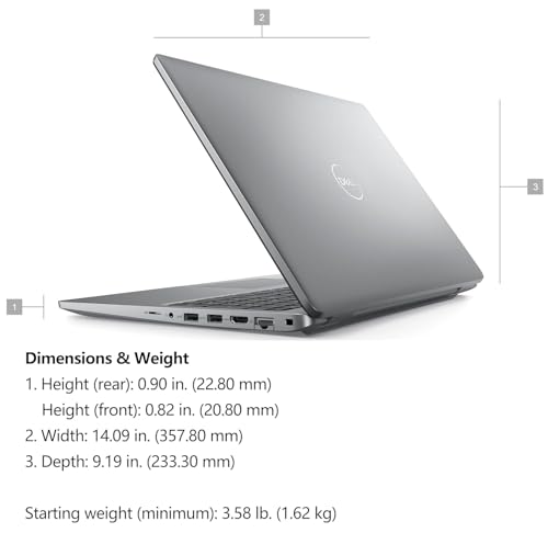 Dell Precision 3590 Intel Core Ultra 7-155H / NVIDIA RTX 500 Ada 4GB GDDR6 / 16GB DDR5 RAM / 1TB SSD/Windows 11 Pro / 15.6” FHD Display/Backlit AI Keyboard/Wi-Fi 6E / 3 Years NBD Warranty