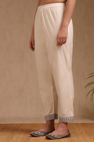 Soch Women's Cotton Salwar Suit Set (EWS5CD21989_Off White