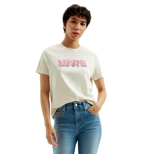Levis Women's Printed Regular Fit T-Shirt, 1037, XS