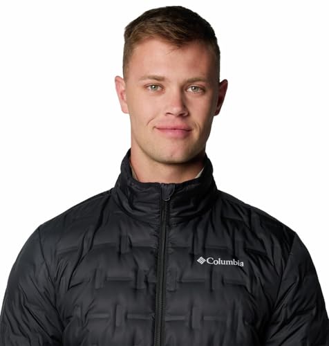 Columbia Mens Delta Ridge II Down Jacket, Black, M