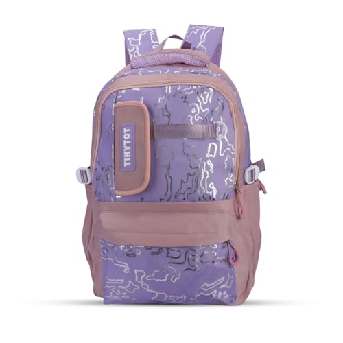 Tinytot 30 Litre, Stylish & Trendy Water Resistant Hi Storage School Collage Travel Laptop Backpack Bag for Boys, Girls, Mens & Womens, 20 Inches (Black)