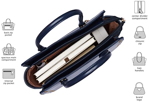 Caprese womens POPPY S Medium NAVY Satchel