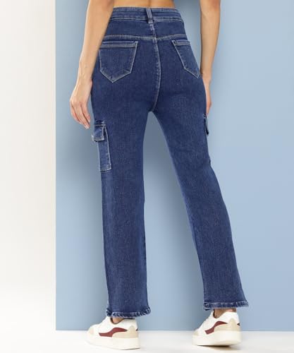 Aarika Girls Casual Blue Colour Solid Denim Jeans-(12-15 Years)-(DN-PANT-AD-053-BLUE-30)