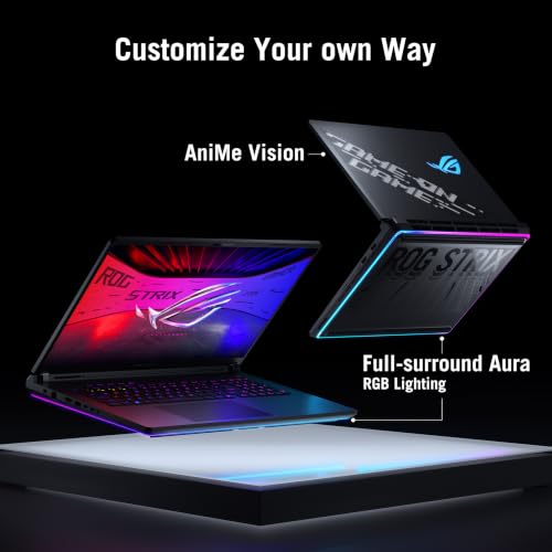 ASUS ROG Strix Scar 18 (2026),Intel Core Ultra 9 (Series 2),RTX 5080-16GB,32GB RAM (Upgradeable),1TB SSD,4K FHD+,18"(45 cm),Win 11,M365 Basic(1Y),Office 24,Black,3.7 Kg,G835LWG-TQ363WS,Gaming Laptop