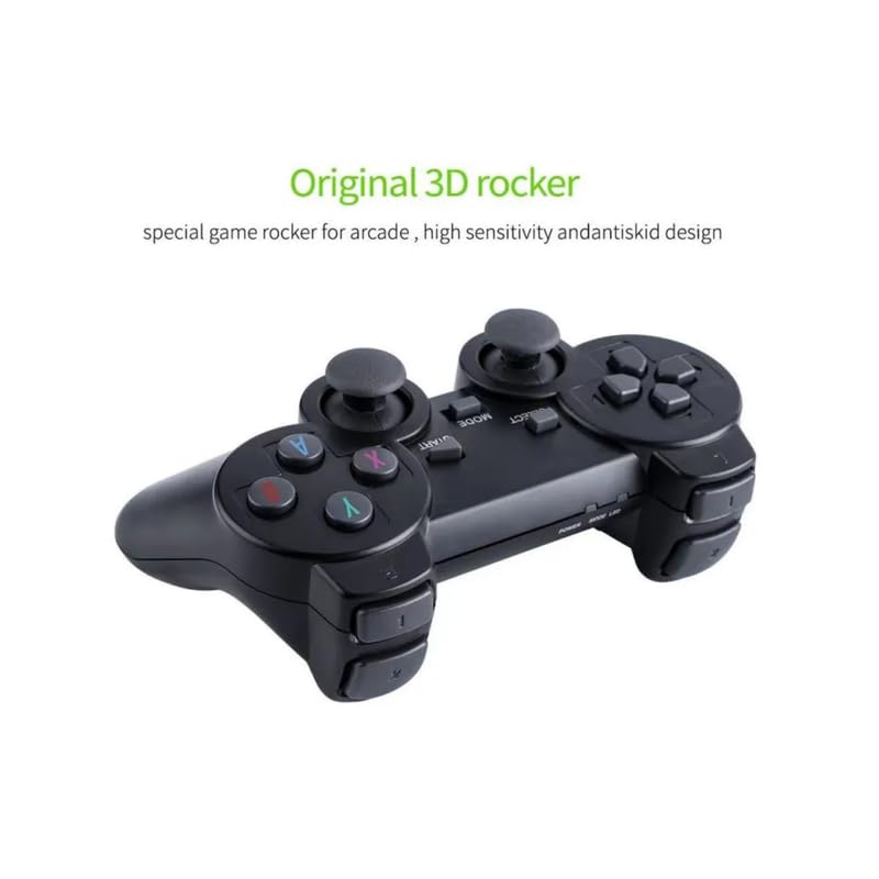 Drumstone (Special 10 Years Warranty) 4k Ultra HD Gaming Console with 2.4G Wireless Controllers, 64GB Game Library and 20,000+ Games for TV_RTG126 [video game]