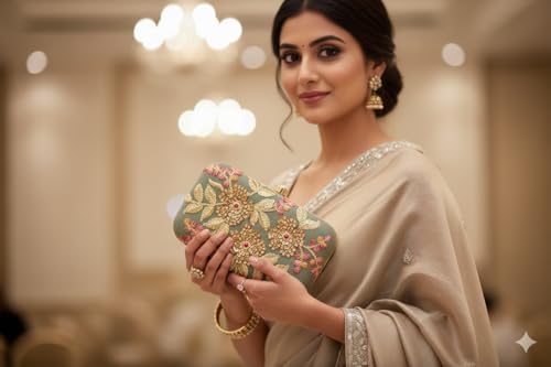 DUCHESS Women & Girls Grey Box Clutches