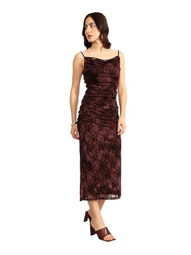 Kazo Women Maxi Dress (Wine XS)
