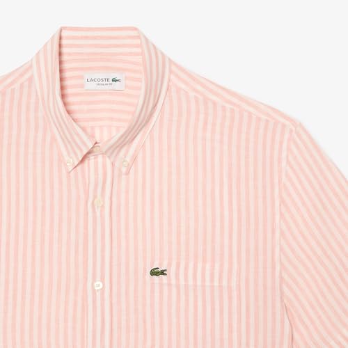 Regular Fit Short Sleeved Linen Shirt