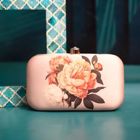 Artklim Floral Printed Clutch