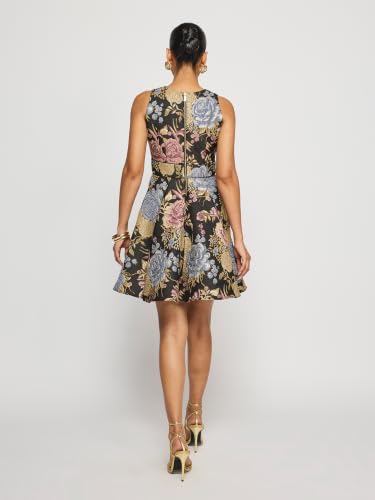 Label RITU KUMAR Black Neoni Short Dress