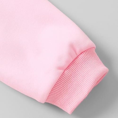 Hopscotch Girls Pink Full Sleeves 2-Pc Floral Applique Pants Set For Age (3-4 Years)