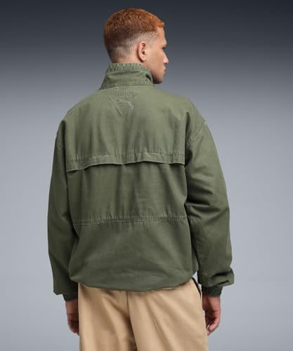 Puma | x REPRESENT Men's Half-Zip Rain Jacket | Night Pine | M