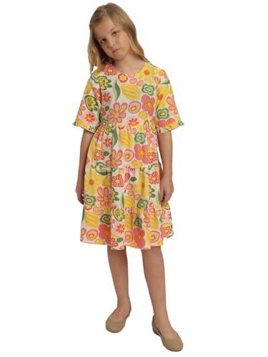 VERO MODA Girl Multicolor Fit & Flare Dress