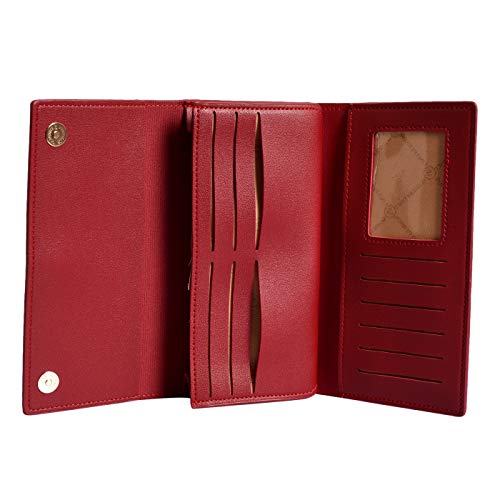 Lino Perros Synthetic Pv Women's Red Coloured Wallet (Red_Frsz)