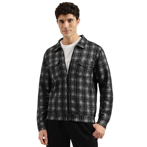 United Colors of Benetton Men's Shacket (25A20JQJ3652I902_Black