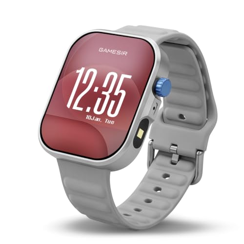GameSir Oryvex Smart Watch for Men & Women, 2.19" Full Touch Display, Bluetooth Calling, Fitness Tracking, Message Notifications, Android & iOS Compaatible - (Silver)