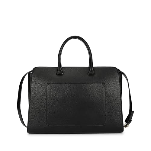 Fastrack PowerPlay laptop Tote | Women’s Faux-Leather laptop Tote Bag | 15'' Padded Laptop Section, Center Zip Compartment & External Quick-Access Pockets