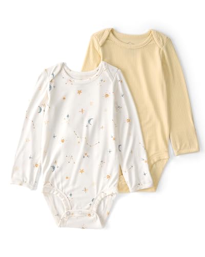 Carter's Baby Boy & Baby Girl 2-Pack Constellation Purely Soft Bodysuits