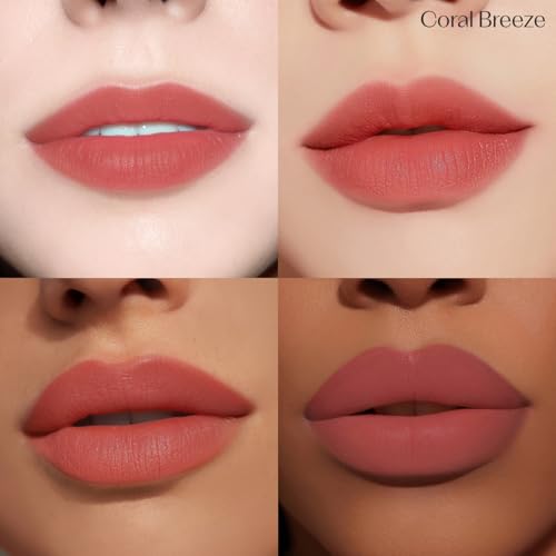 ETUDE Fixing Tint| Long Lasting Liquid Lipstick |Waterproof, Smudgeproof, Lightweight Matte Finish Lip Stain|Korean Makeup| Full Coverage| Shade- 19, Coral Breeze, 4g