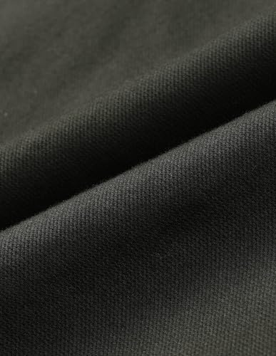 U.S.Polo Association Men's Solid Riley Straight Fit Twill Trousers Olive