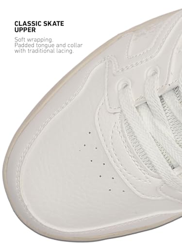 XTEP Men Modern Super Stylish Skateboard Sneakers Street Lifestyle Shoes Canvas White