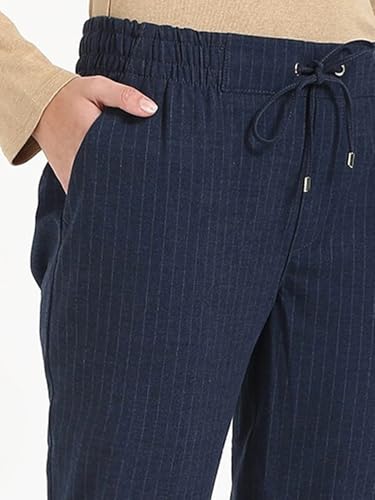 Navy Women's Trousers for Professional Look