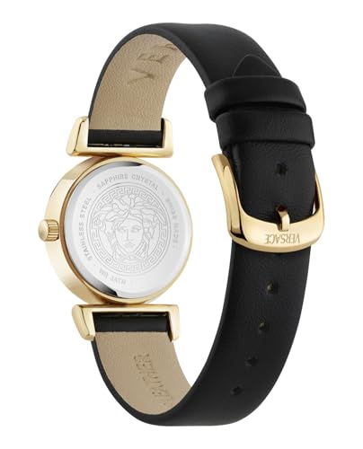 Versace Vegfa Mini Vanity mm 27 Black Dial Women Analog Watch- VEGFA0125