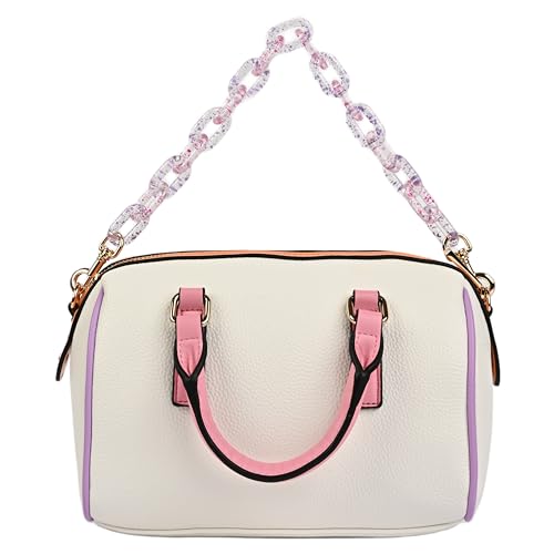 Aldo Women's AZELIA Satchel Bag, White Multicolor