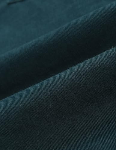U.S. POLO ASSN. Tailored Fit Corduroy Shirt (USSHT2407_Dark Green_48)