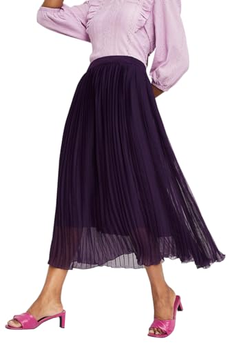 Max Polyester Western Skirt Violet