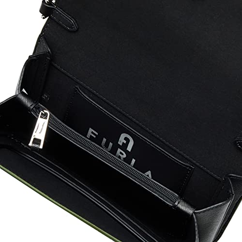 Furla SPLENDIDA MINI SHOULDER BAG, EDERA+NERO (1003-0727S), Free Size