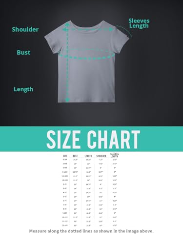 The Souled Store Aqua Life Girls Short Sleeves Round Neck Blue Printed Regular Fit Cotton T-Shirts (2-8 Yrs)