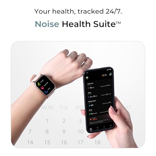 Noise Pulse Hyper Smart Watch with 21 Days Battery, 1.85" Display, AI Watch Faces, 100+ Sports Modes, Health Suite, SpO2 & Heart Rate Monitor, 1ATM Water Resistant(Jet Black)