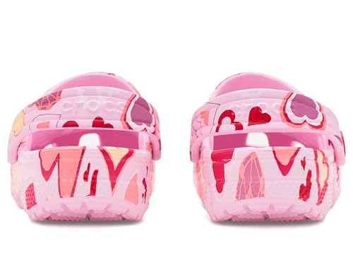 Crocs Classic Vday Kids Clog (Color-Pink | Size-8)