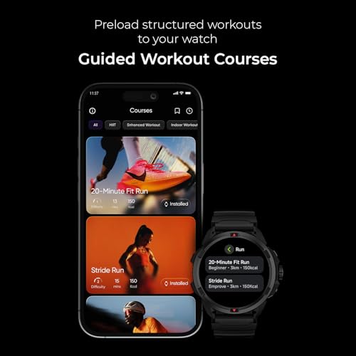 Noise Endeavour Pro (Smartchoice) Outdoor Rugged Military Smart Watch, Dual-Band GPS, 164ft Water Resistance, 28 Days Battery on Standby, AI Companion, for iOS & Android (Carbon Black)