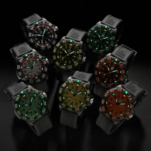 Luminox - G Collection Sea Lion X2.2079 - Mens Watch 38mm - Military Watch with Black Case/Band/Numbers Yellow Dial Date Function - 100m Water Resistant - Mens Watches - Swiss Made