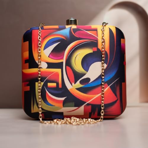 Artklim Modern Art Printed Clutch